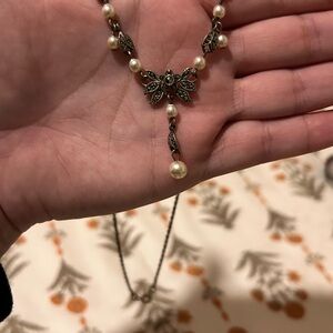 Elegant Silver Leaf Necklace-Stamped 925